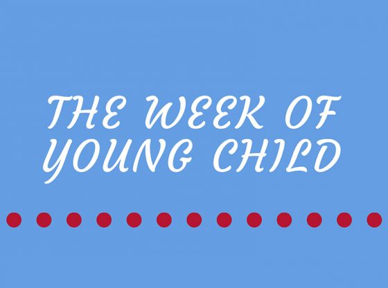 Week of the Young Child promo text.